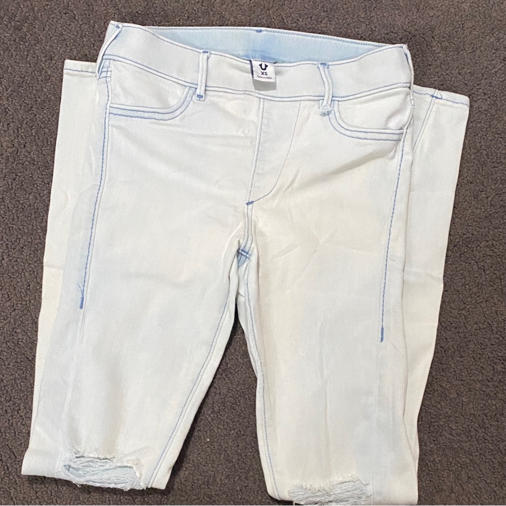 True Religion Pale Blue Women's Stretch Jeggings